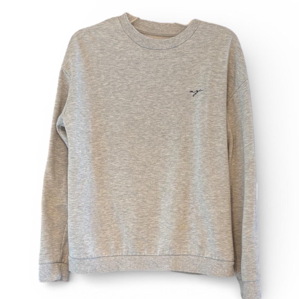NYC Gray Crewneck Sweater
